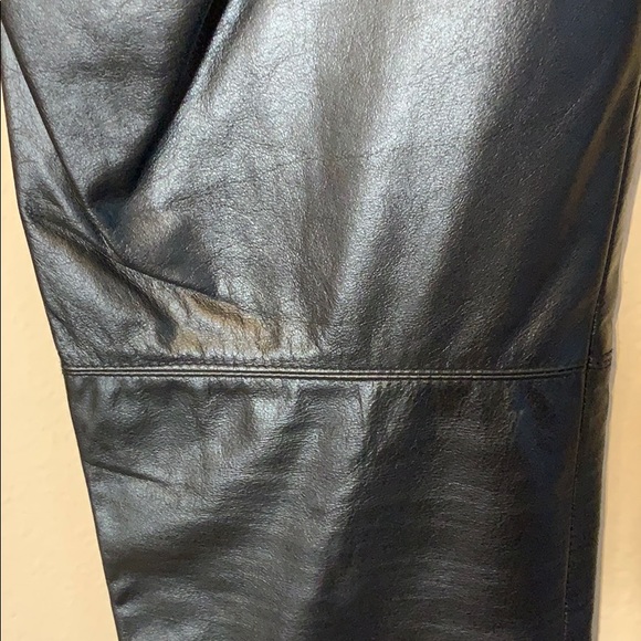 Laundry by Shelli Seagal 100% leather pants, 4 - Picture 3 of 7